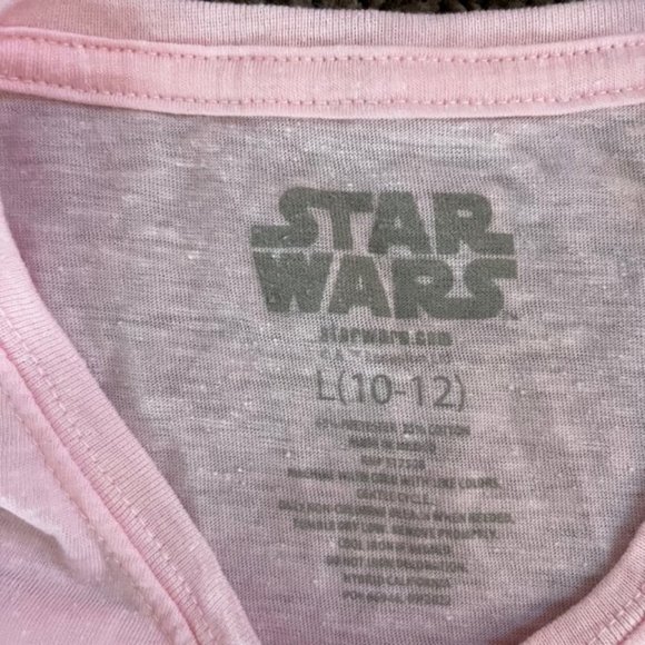 Girl's Star Wars Yoda Tshirt in Pink Size L (10-12) - Picture 3 of 3